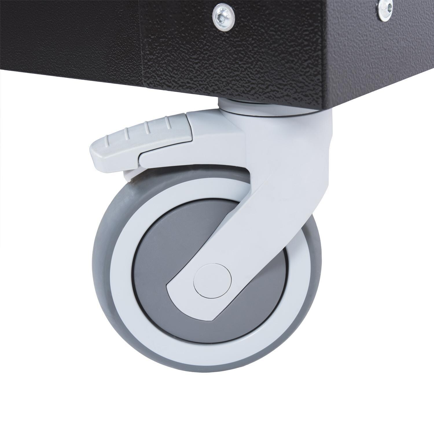 Alfa Pizza 51-Inch Stainless Steel Multi-Functional Base & Prep Station - Locking Casters thumbnail