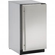 U-Line 3000 Series 18-Inch 3.4 Cu. Ft. Built-In Compact Refrigerator - Stainless Steel - U-3018RS-00B image