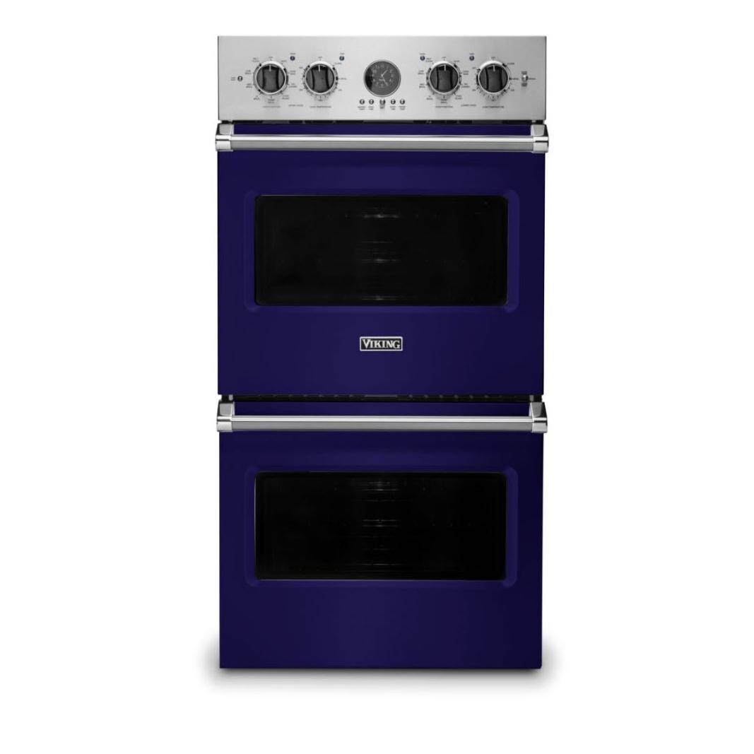Viking Professional 5 Series Premiere 27-Inch Convection Electric Double Oven - Cobalt Blue - VDOE527CB