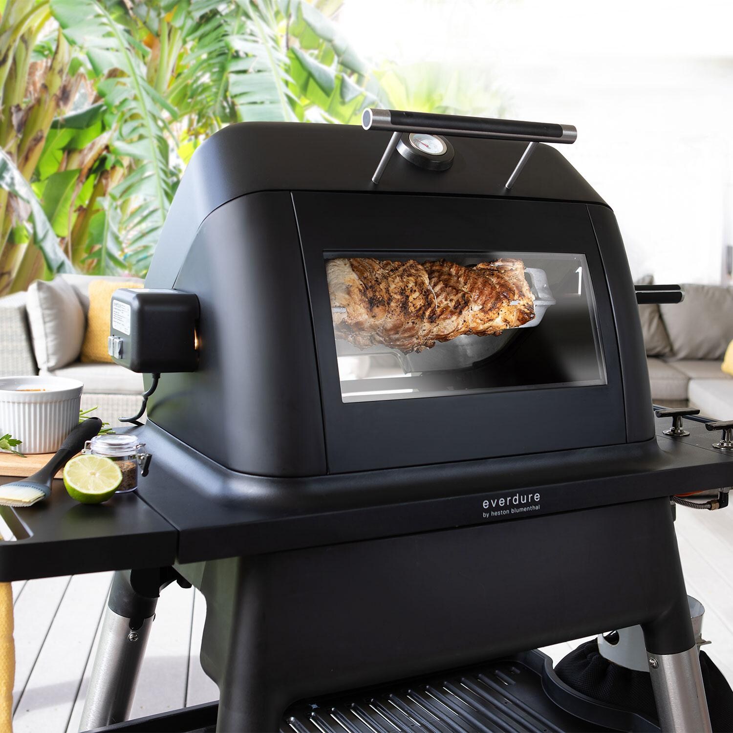 Everdure HBG2ROTISUS Rotisserie Kit Force 2B Grill - Lifestyle thumbnail