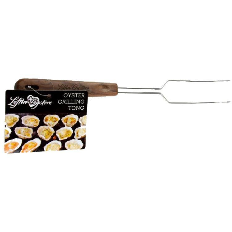 Loftin Oyster Grilling Tong Tool - Side View thumbnail