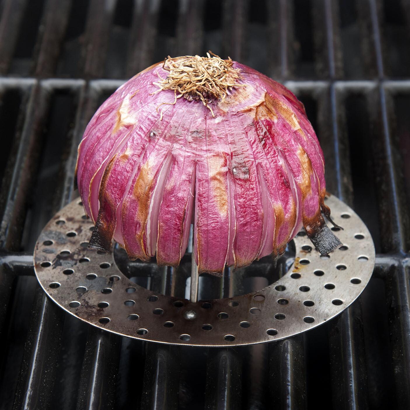 5Inch Blossoming Onion Stainless Steel Grill Rack BBQ Guys