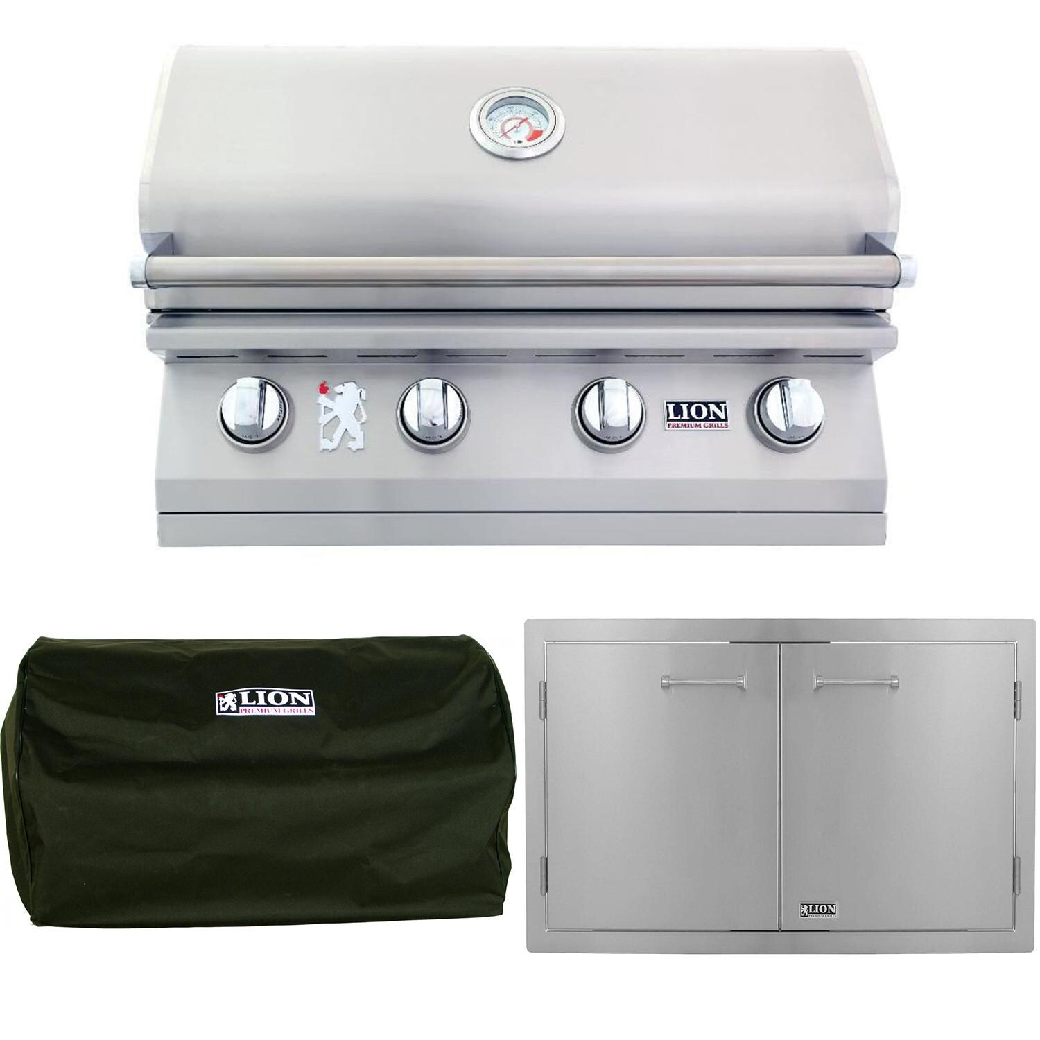Lion L60000 3-Piece 32-Inch Natural Gas Outdoor Kitchen Package thumbnail