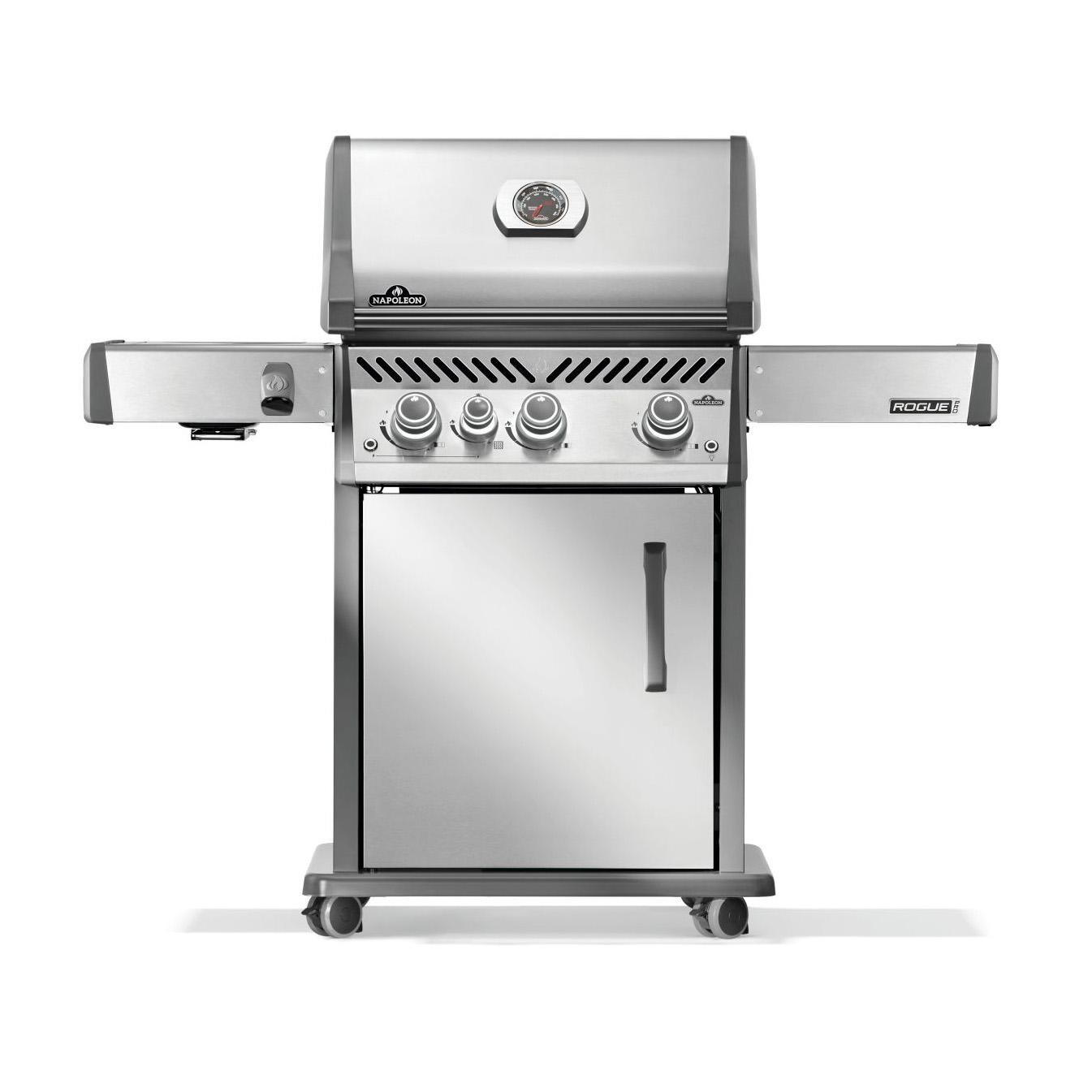 Napoleon Rogue PRO 425 3-Burner Propane Grill w/ Infrared Side Burner - RP425SIBPSS-2