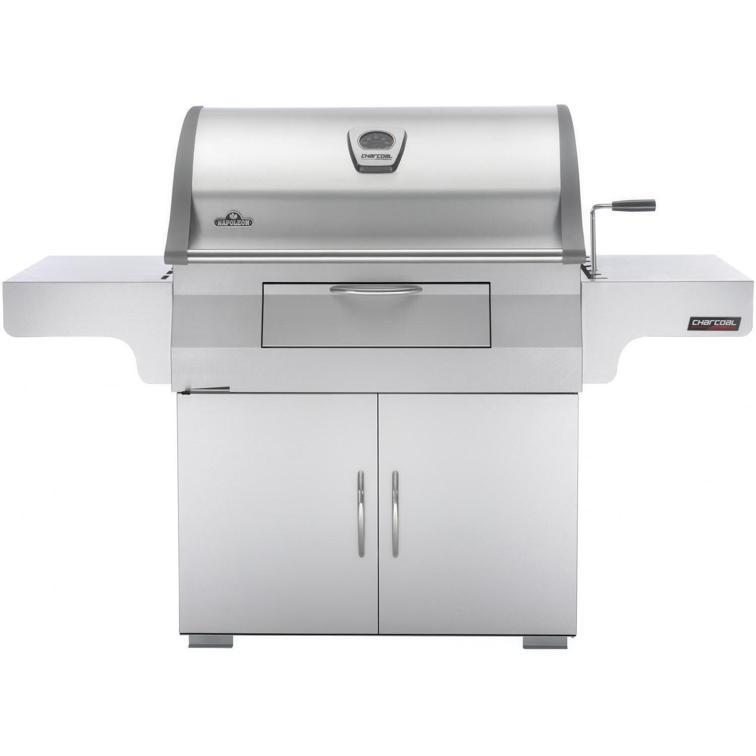 Napoleon Professional Charcoal Grill On Cart thumbnail
