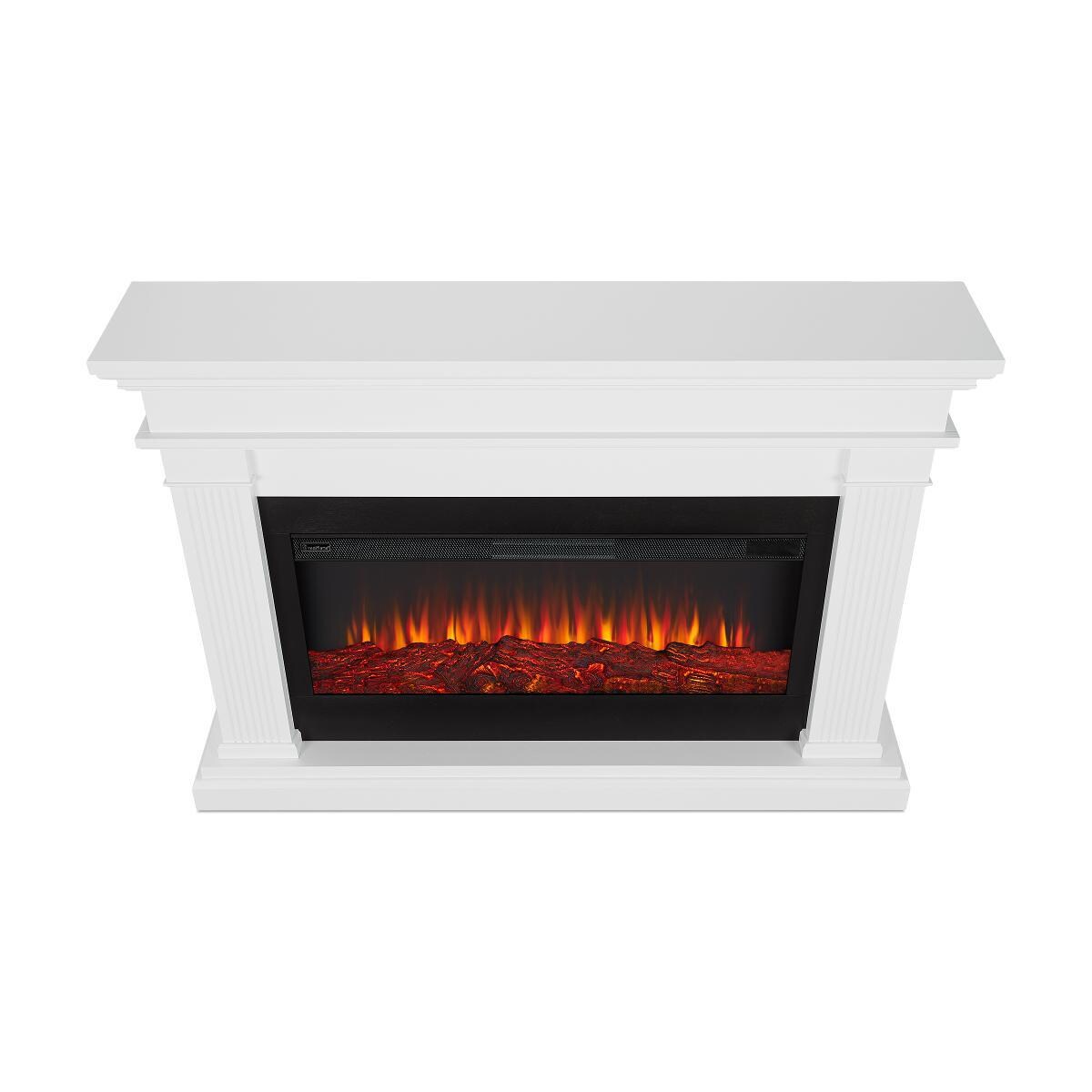Real Flame 8080E-W Beau 58-Inch Electric Fireplace Mantel - White - Top thumbnail