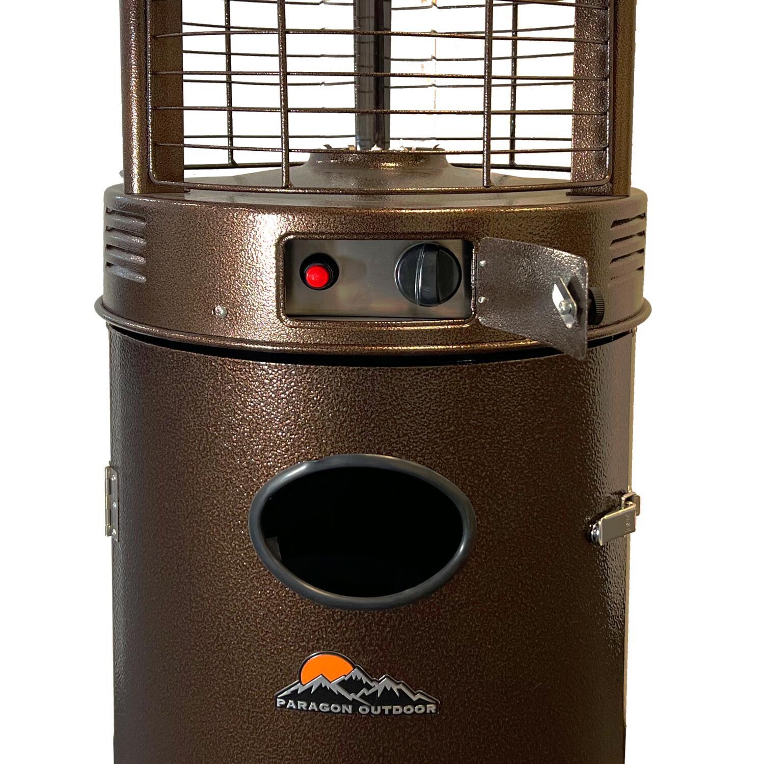 Paragon Outdoor OH-BZ32-7M Vulcan 44,000 BTU Propane Gas Flame Tower Heater - Controls thumbnail