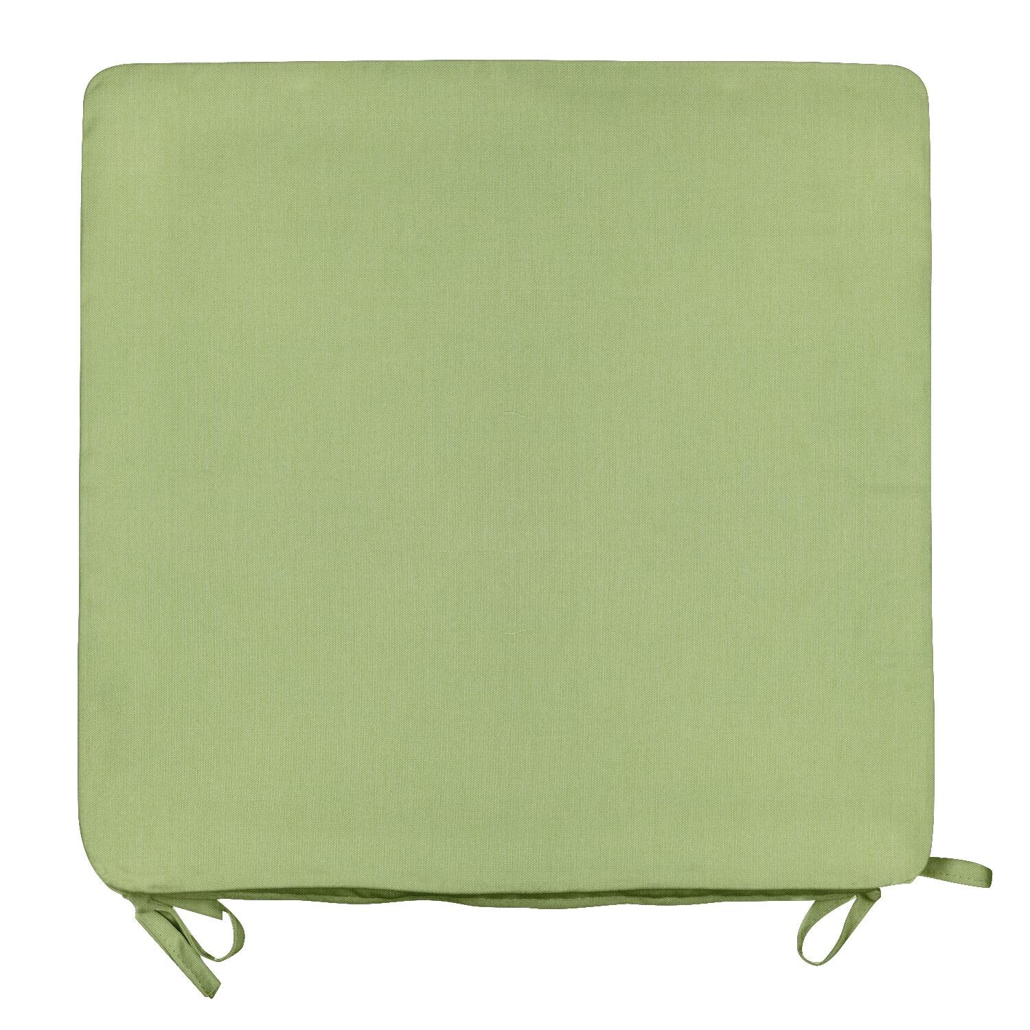 Sunbrella Canvas Parrot Small Outdoor Replacement Seat Cushion W/ Knife Edge By UltimatePatio.com - Top View thumbnail