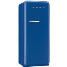 Smeg 9.22 Cu. Ft. Right Hinge Retro Style Refrigerator / Freezer - Blue FAB28UBER1 image