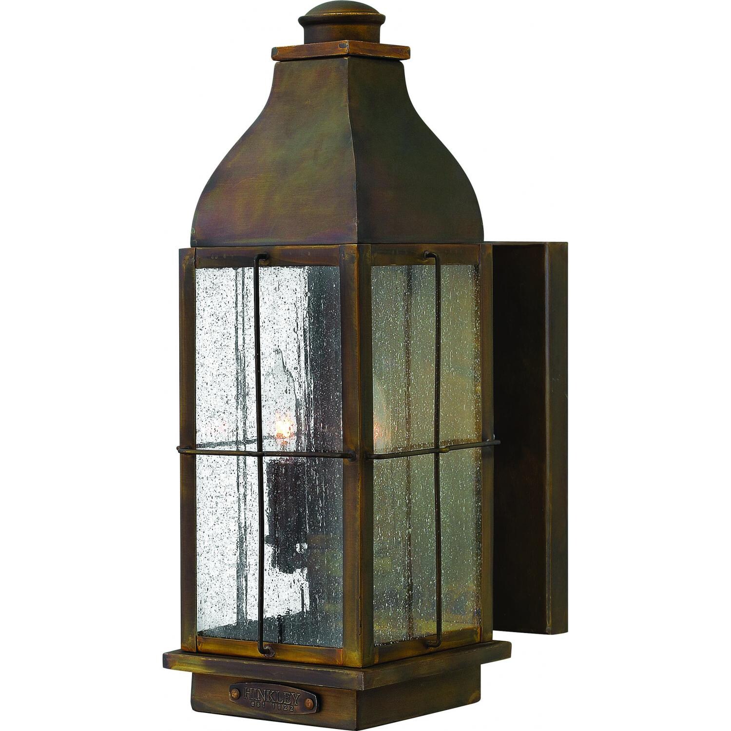 Hinkley Lighting Bingham Two Light 16-Inch Outdoor Wall Light - Sienna - 2044SN