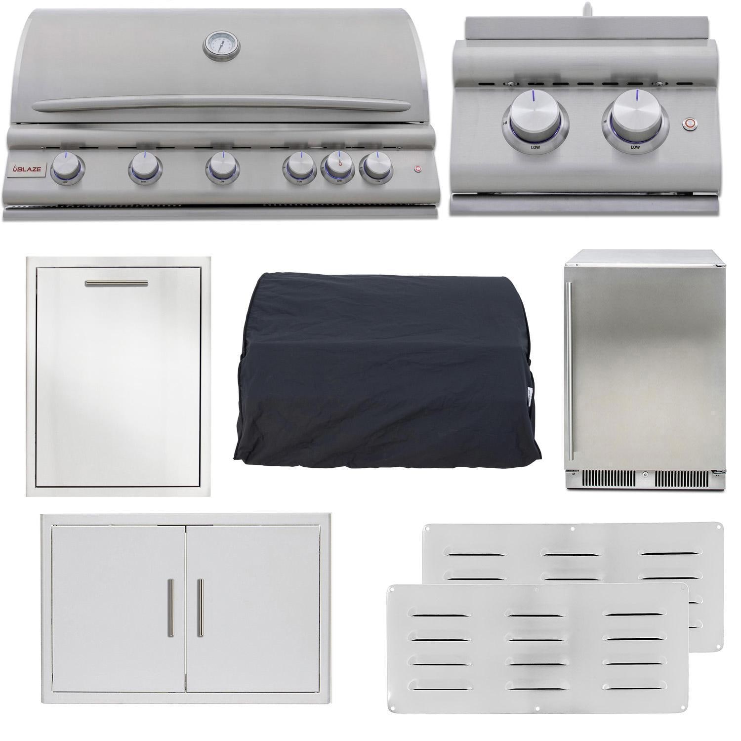 Blaze LTE+ 8 Pc 40-in Natural Gas Outdoor Kitchen Package