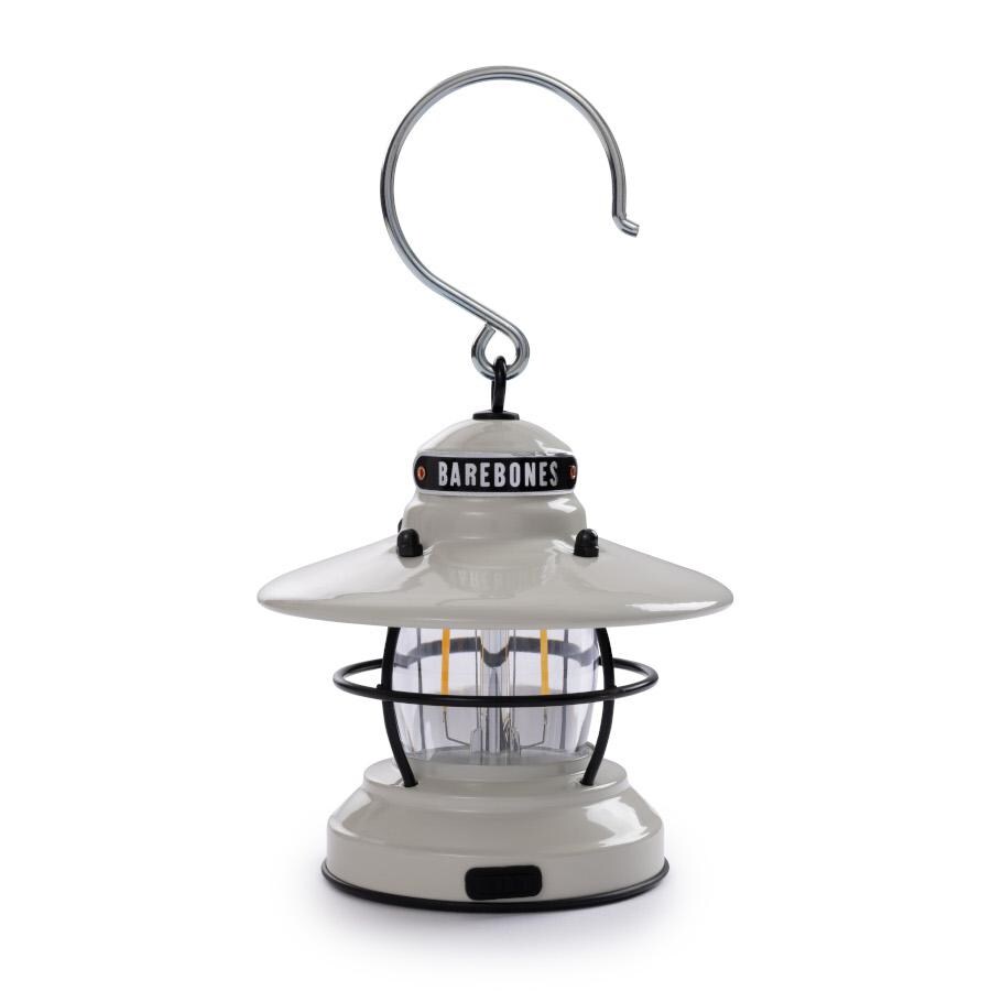 Barebones Living Edison Mini Lantern - Vintage White V1 - LIV-170