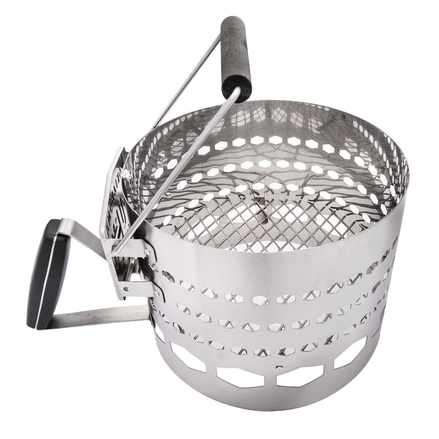 Oklahoma Joe's 9848125R04 Halftime XL Charcoal Starter- Handles Up - White Background thumbnail