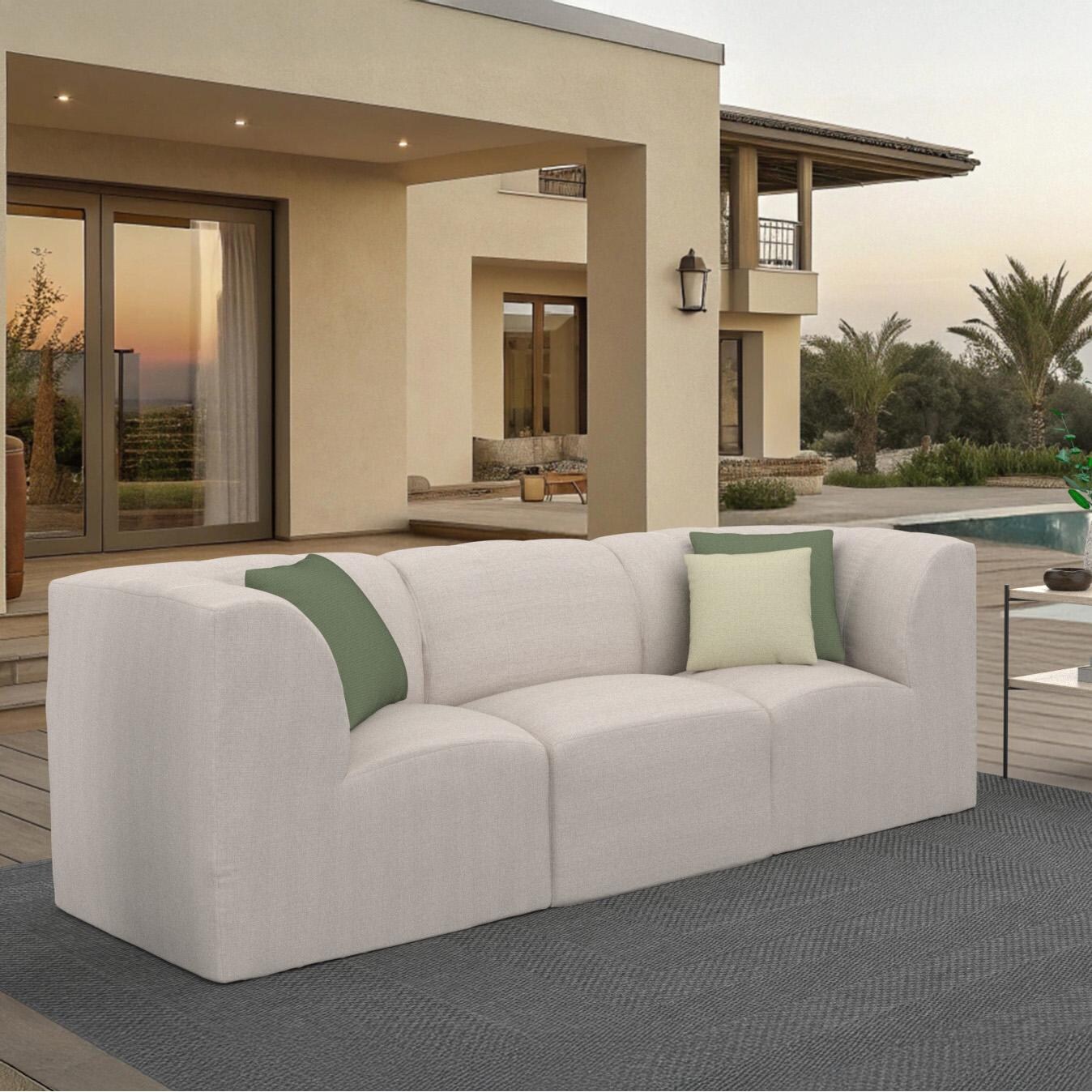 Lakeview NC2001-6PC-EA Pine Valley 6 Pc Recycled Plastic Seating Set in Beige/Echo Ash - Set - Lifestyle thumbnail