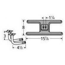 Cast Iron H Twin, Centered, 1.25 Inch Offset Burner 20502-73002 image