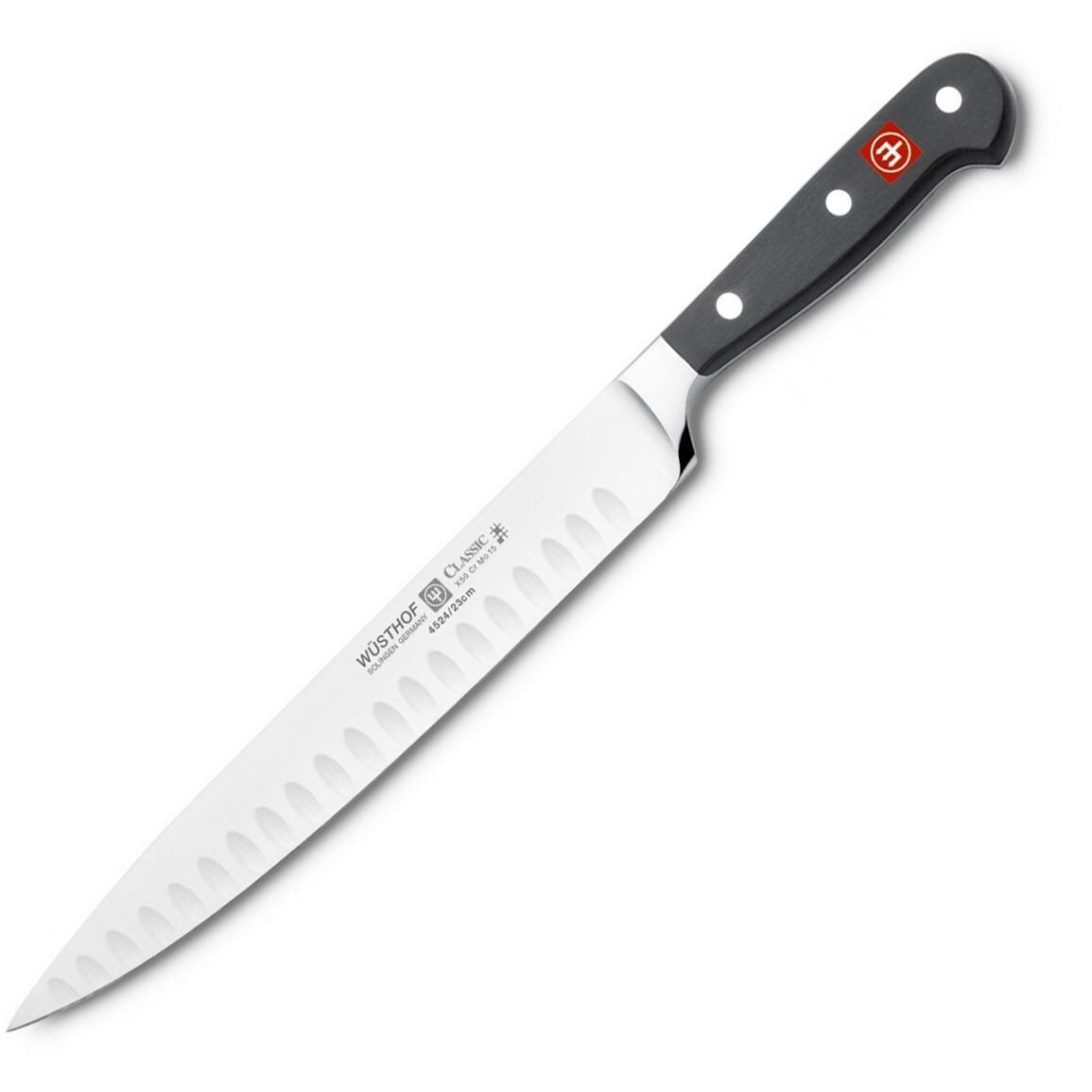Wusthof Classic 9-Inch Hollow Edge Carving Knife - 4524-7/23