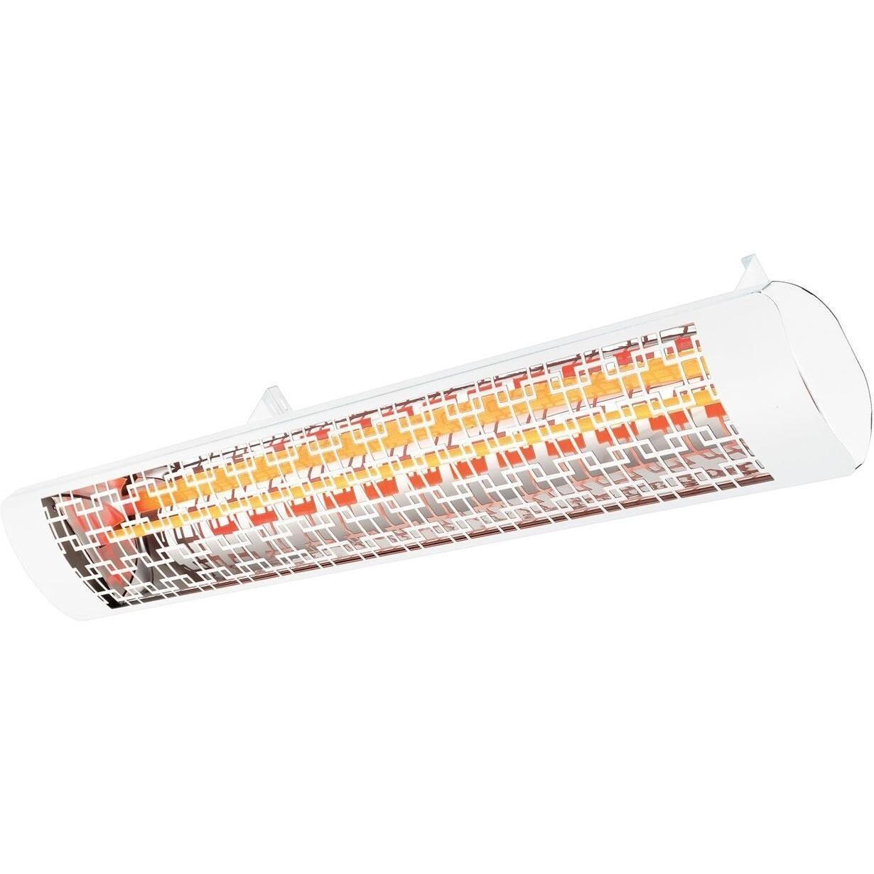 Eurofase EF30208W5 Brix Series 61 Inch 3000 Watt Single Element Marine Grade 208V Electric Patio Heater in White - Left Angle - On - White Background thumbnail