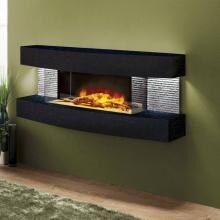 Evolution Fires Miami Curve 48-Inch Wall Mount Electric Fireplace - Graphite - FWMCG