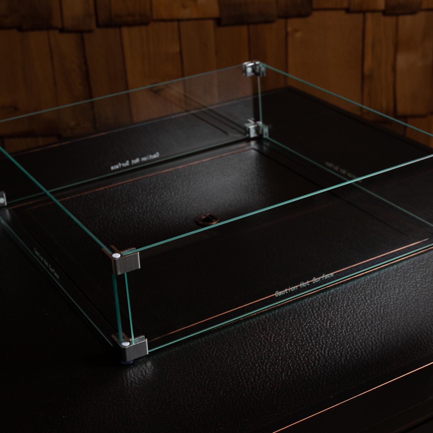 Ultimate Patio 63247 Wind Guard For Square Fire Pits - Demo Covered Burner thumbnail