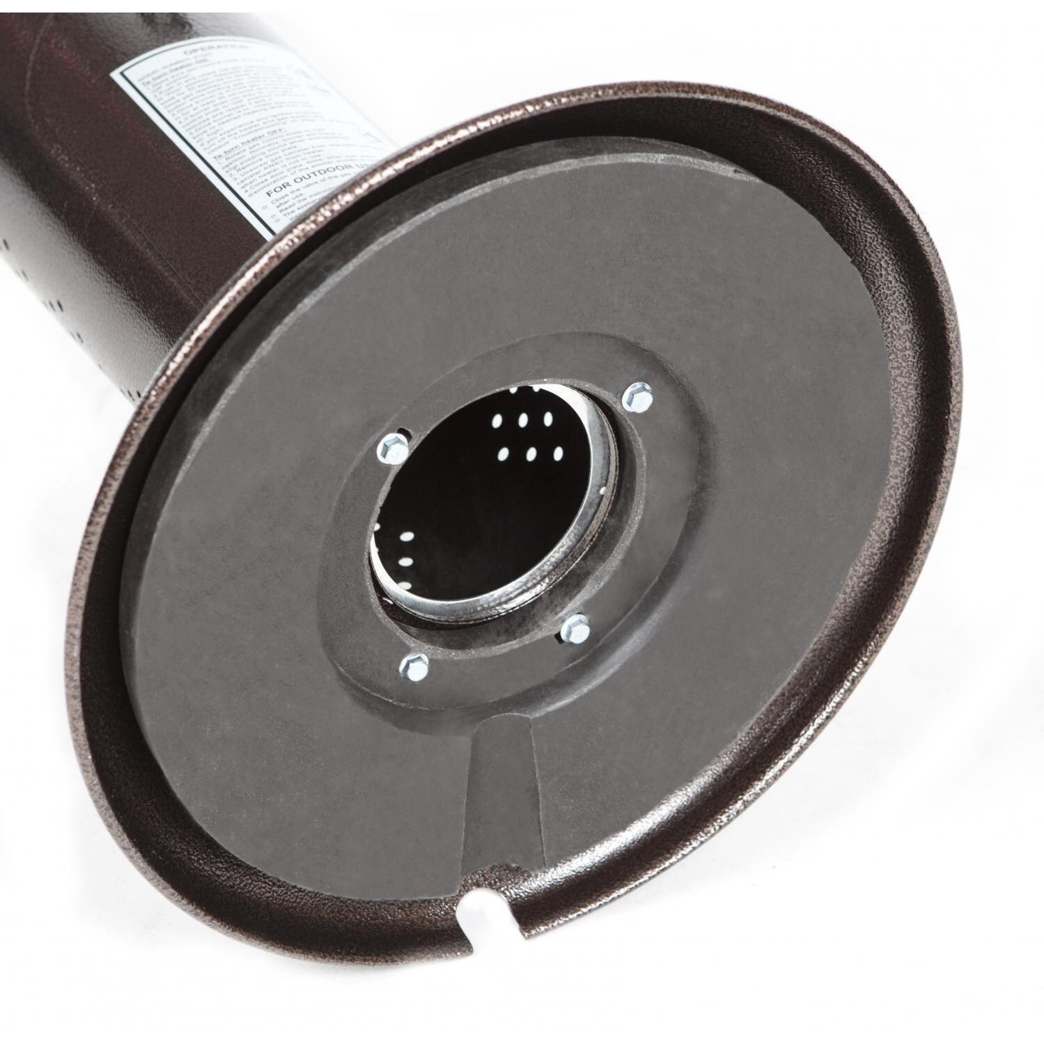 Ultimate Patio 10,000 BTU Tabletop Propane Gas Patio Heater - Base - White Background thumbnail