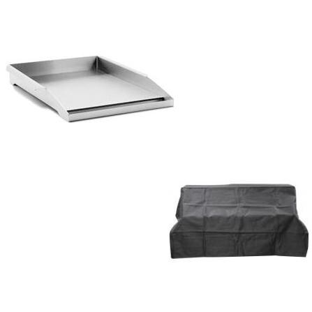 Summerset Deluxe Grill Cover & Stainless Steel Griddle Bundle For 38