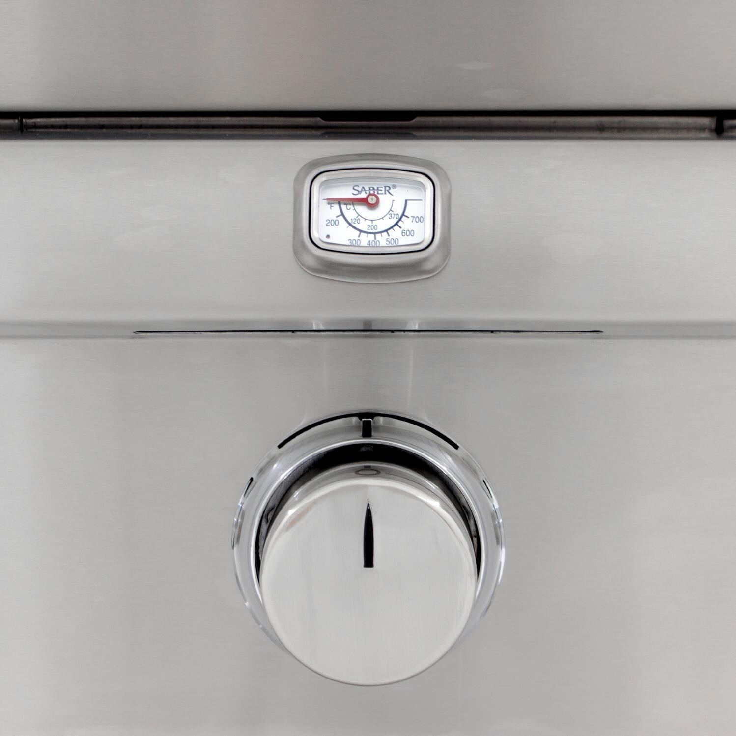 Saber Premium R50SC0017 500 32-Inch 3-Burner Infrared Propane Gas Grill With Side Burner - Control Knob thumbnail