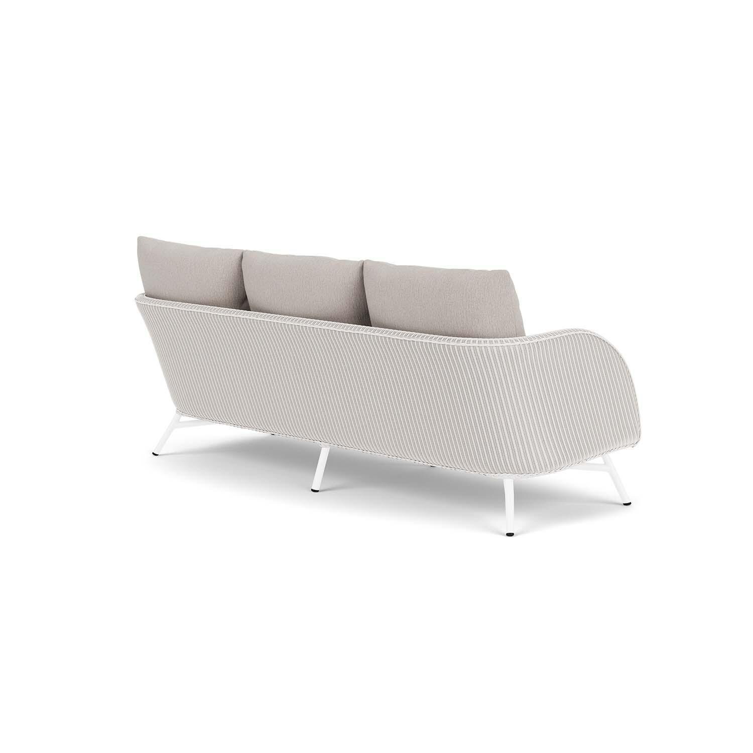 Lloyd Flanders Essence Sofa W/Remy Cloud Fabric - White Finish - Back Right thumbnail