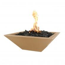 Top Fires by The Outdoor Plus Maya 24-Inch Natural Gas Fire Bowl - Brown - Match Light image