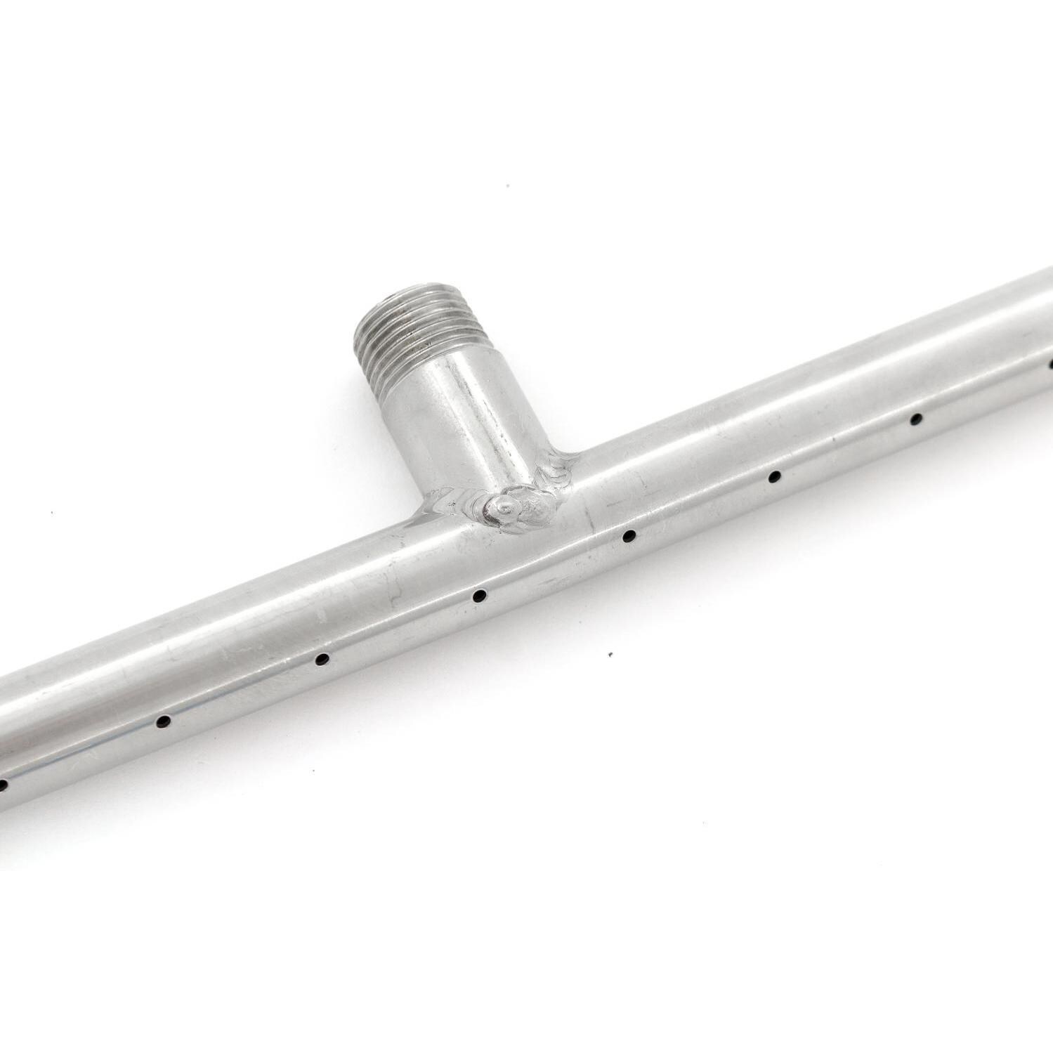  BBQGuys Signature Series 72-Inch Natural Gas T-Style Burner - Stainless Steel - Gas Connection thumbnail