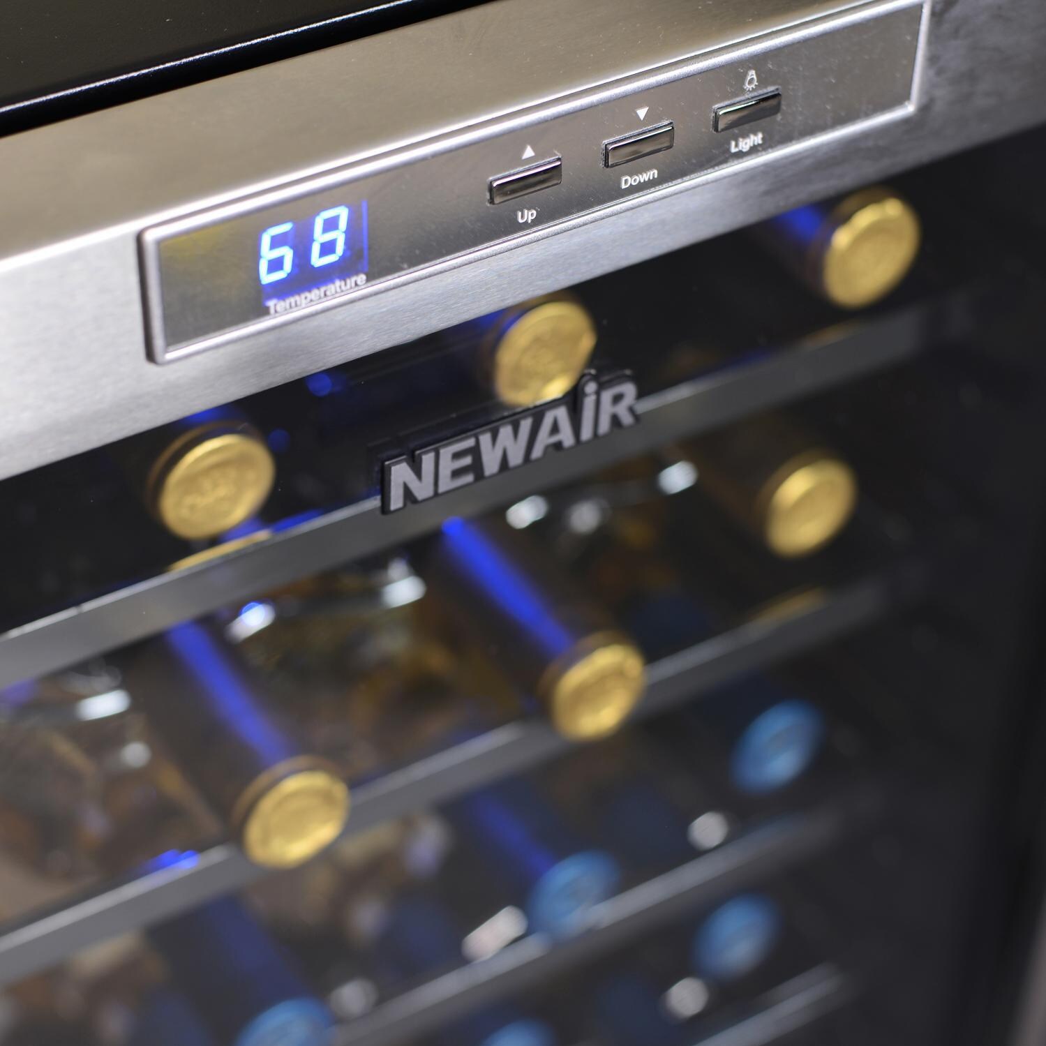 NewAir 28 Bottle Freestanding Thermoelectric Wine Cooler - AW281E - Controls thumbnail