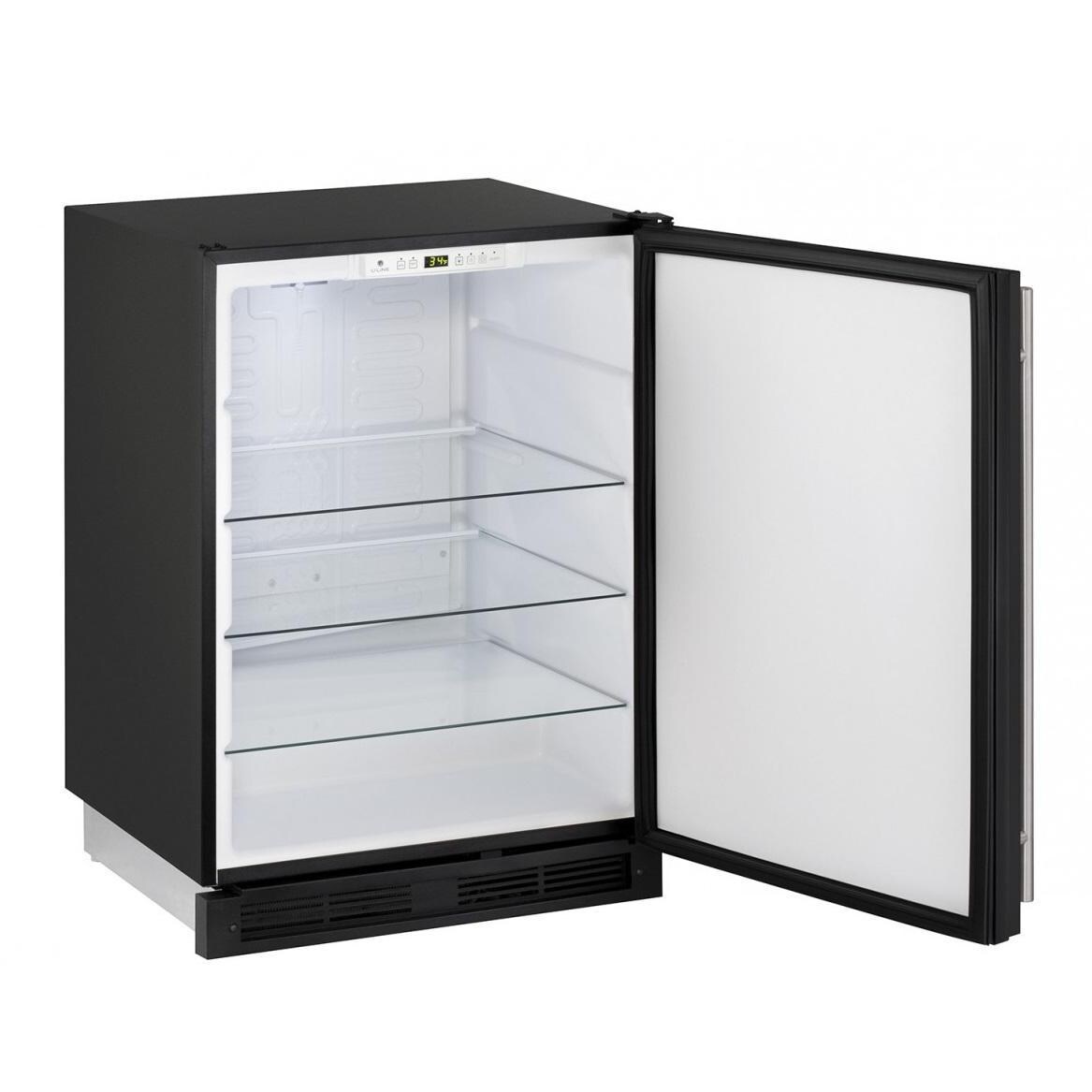 U-Line 1224RB Black Refrigerator: Interior View thumbnail