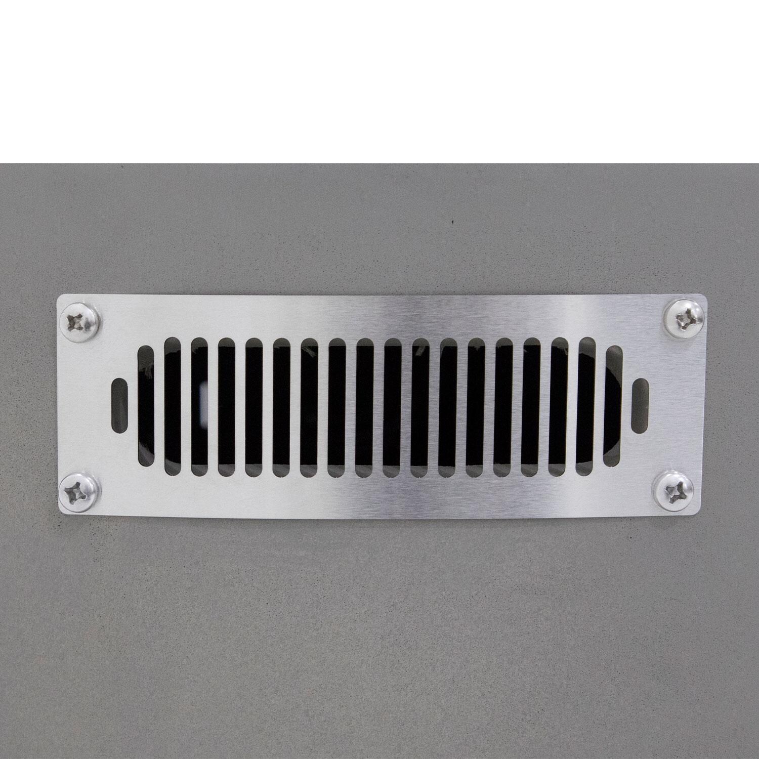 Elementi OFG311LG-LP Pacaya 43-in Liquid Propane Concrete Fire Table w/ Hidden Tank in Light Grey - Vent - Detail thumbnail