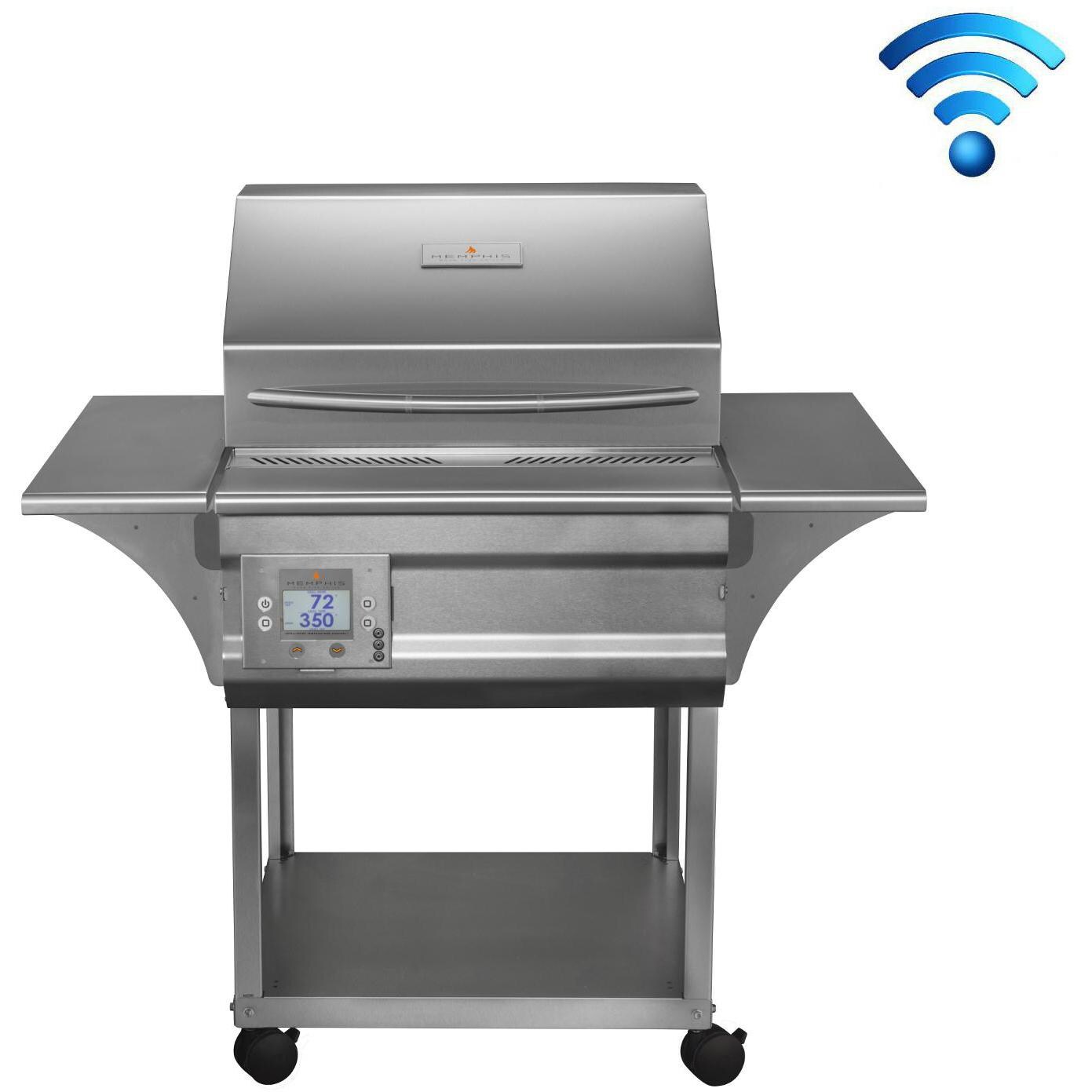 Memphis Grills Advantage WiFi Controlled 26Inch 430 Stainless Steel Pellet Grill VG0050S4