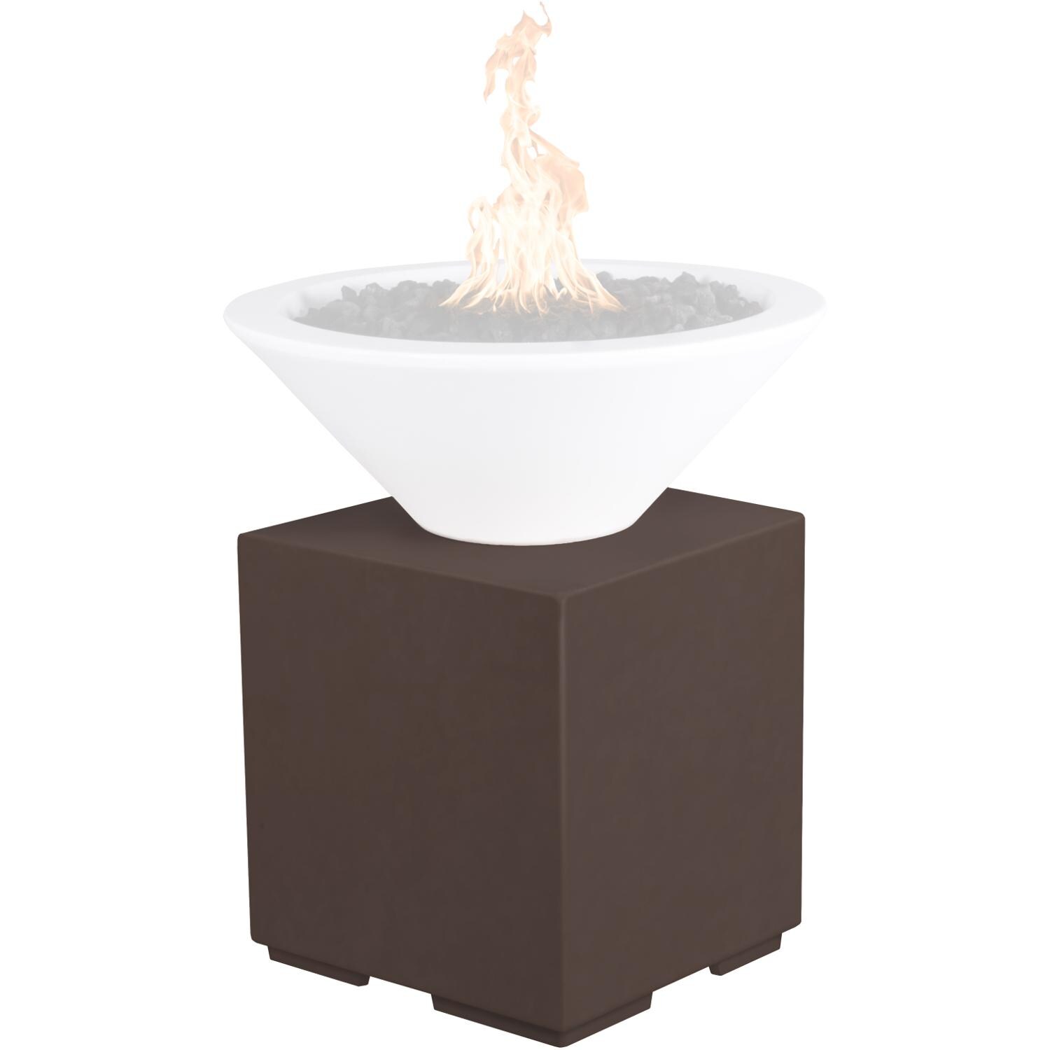 Chocolate GFRC Pillar with Chocolate Bowl thumbnail