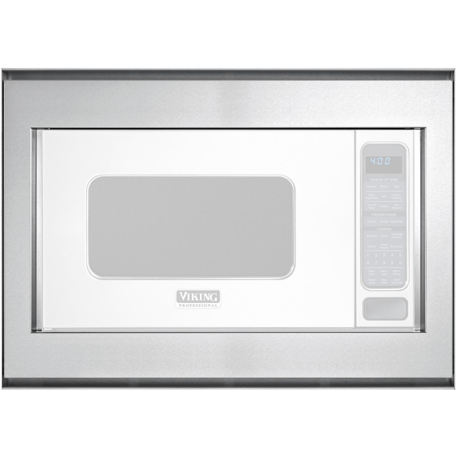 Viking Professional Flush Mount Kit For Use With VMTK302 / VMTK272 Built-In Microwave Trim Kits - Stainless Steel - PMF302TKSS