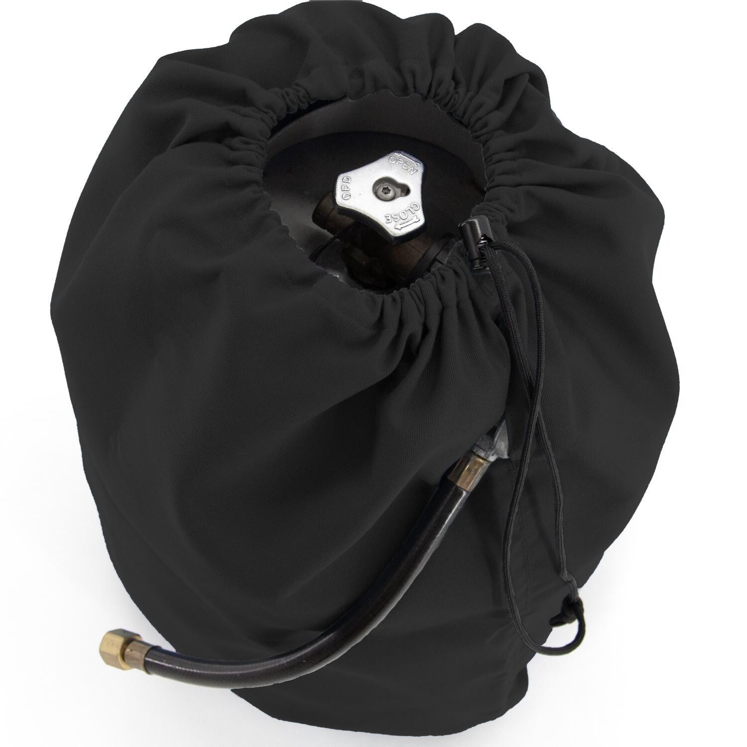 Signature Series Propane Tank Cover by BBQGuys - In Use Above thumbnail