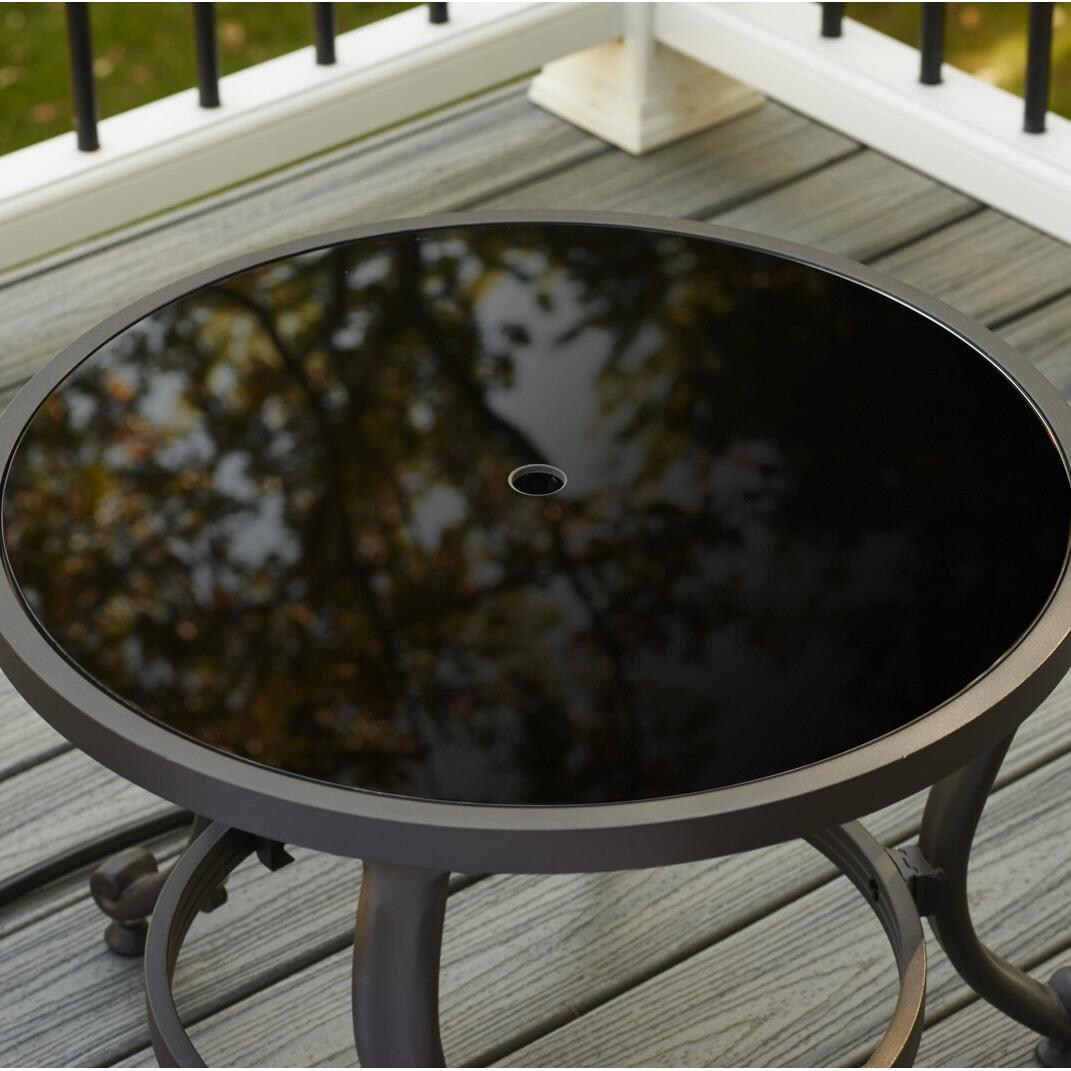 The Outdoor GreatRoom Company 20inch Round Tempered Glass Fire Pit