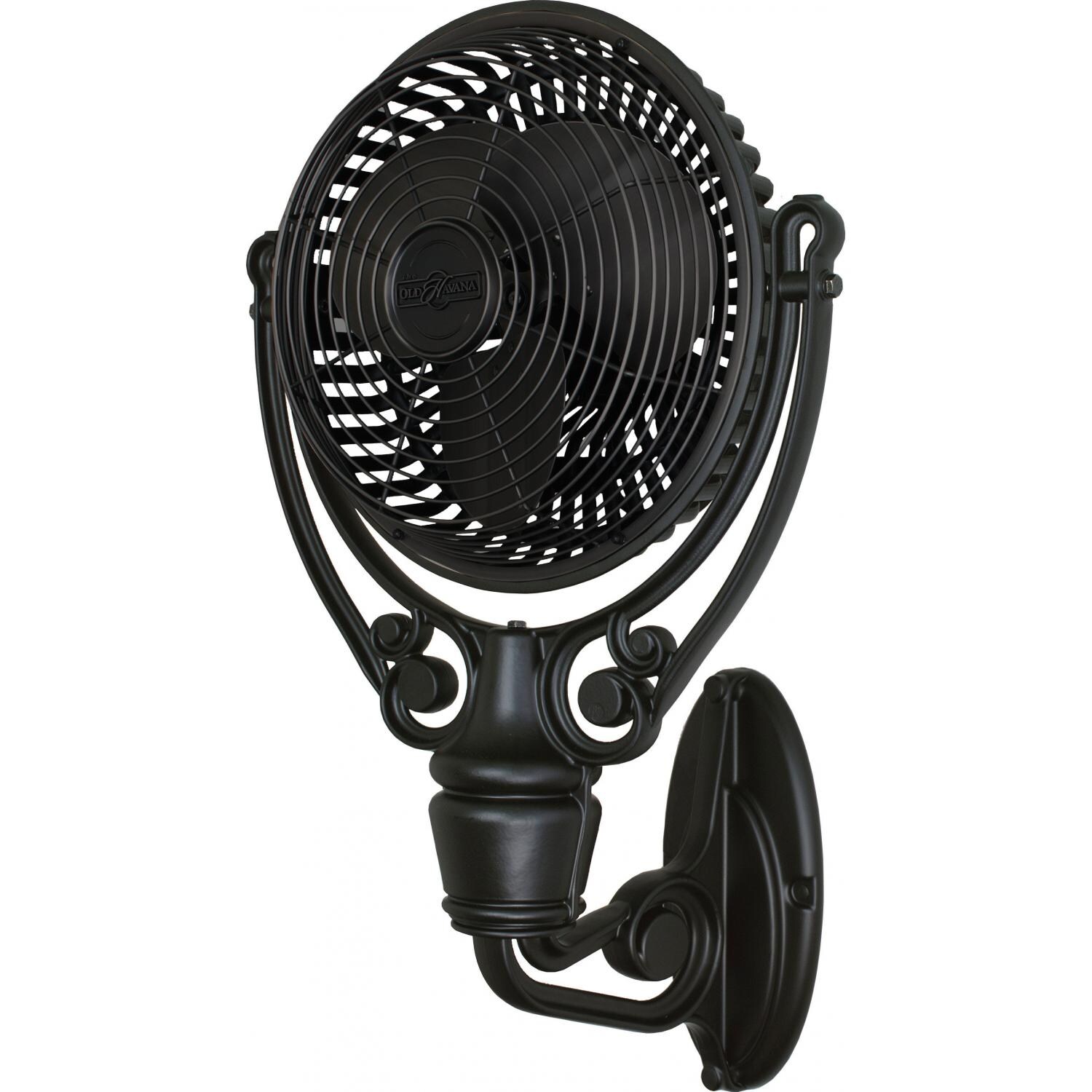 Fanimation Old Havana Fan Wall Mounted - Black thumbnail