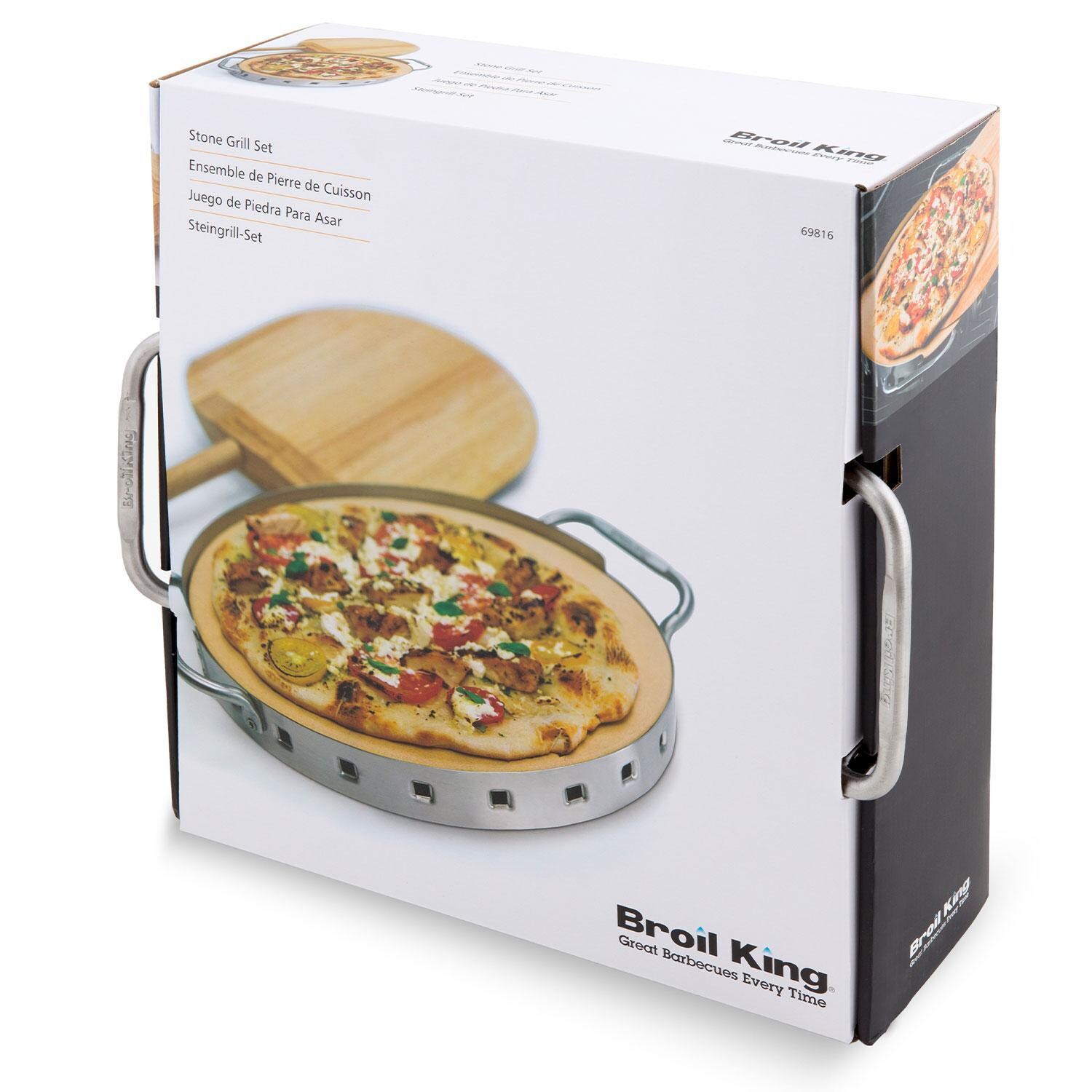 Broil King Pizza Stone Grill Set - Shipping Package - White Background thumbnail