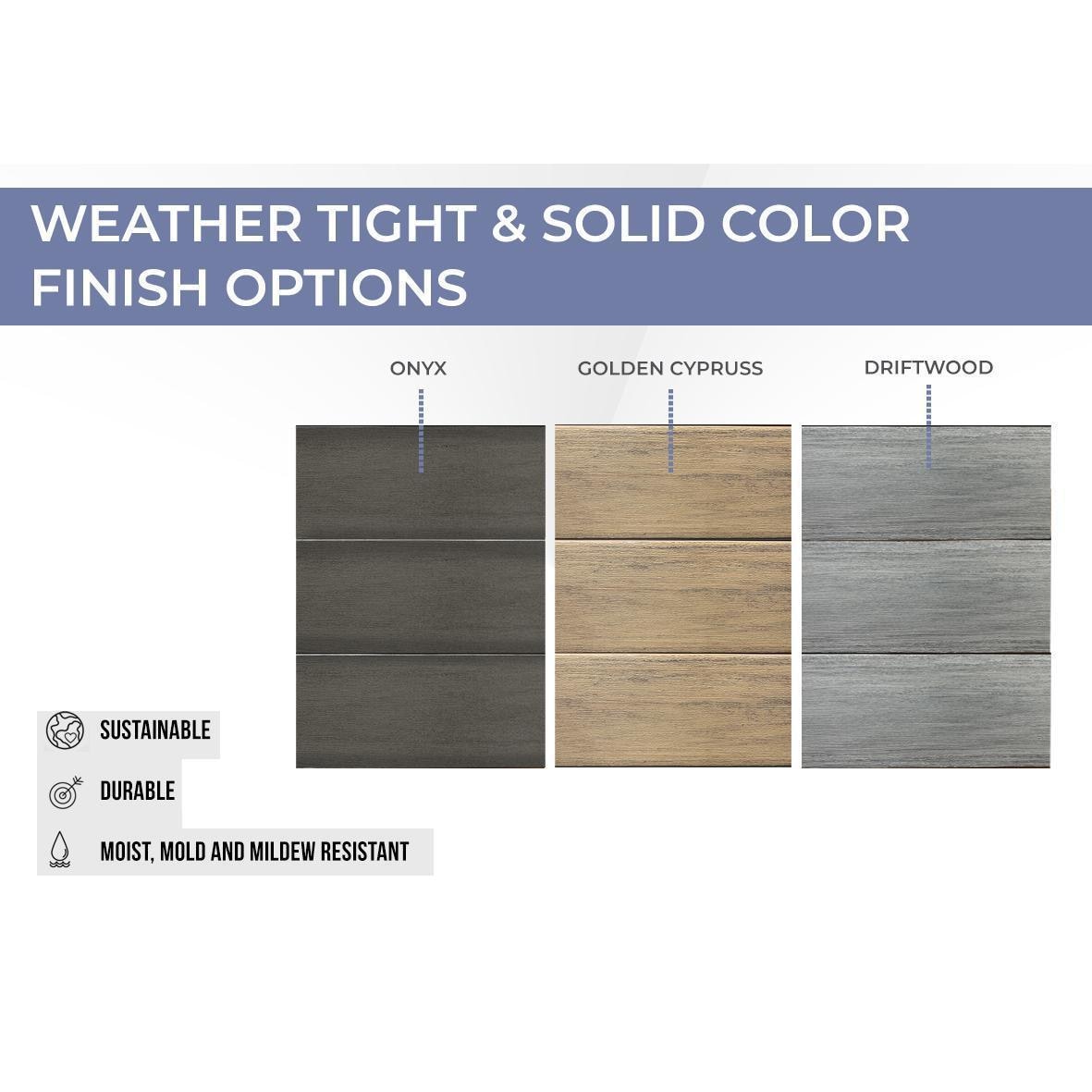 Pro-Fit 8 Ft Outdoor Kitchen Island Cabinet Finishes - Color Swatches thumbnail