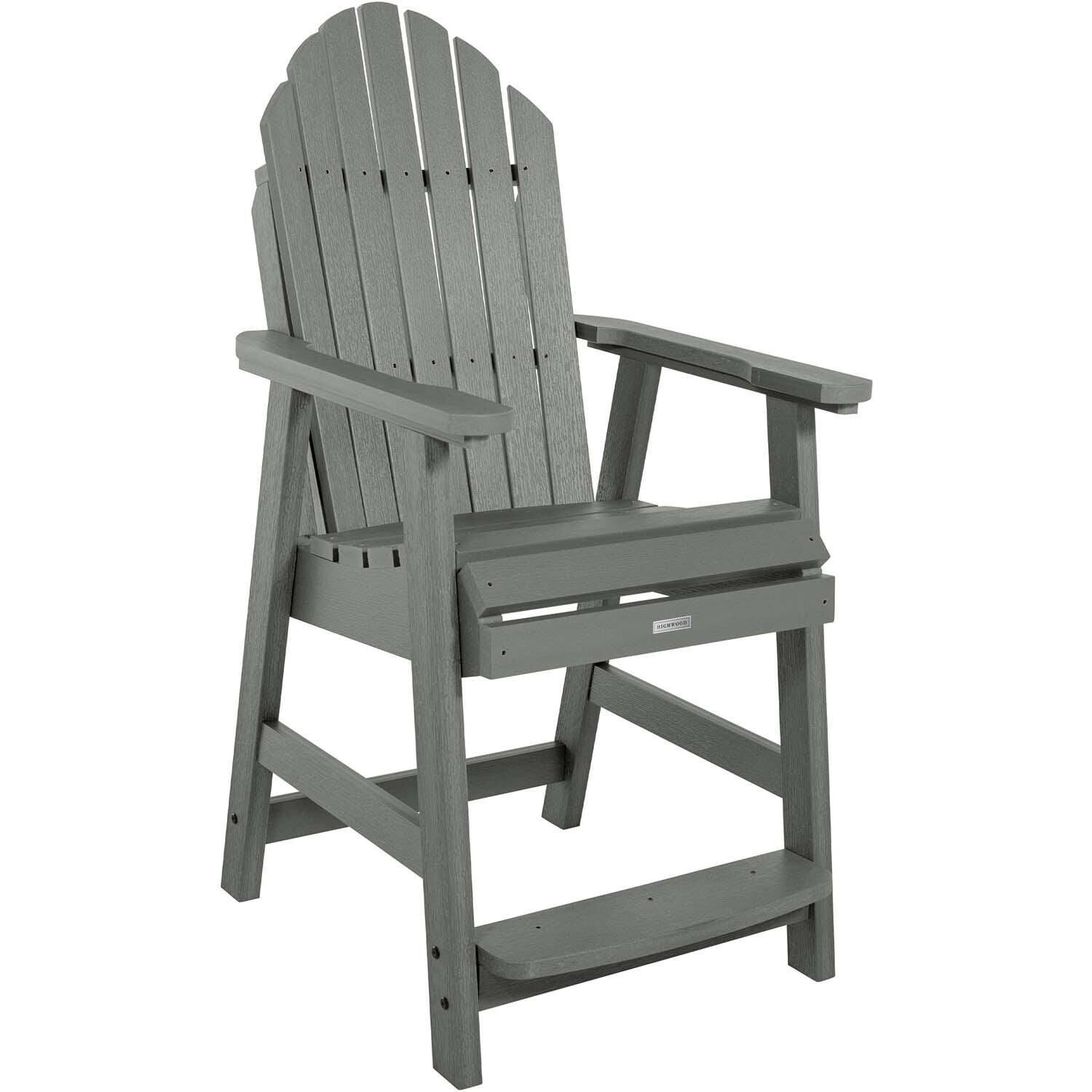Dream Bay Counter Deck Chair in Coastal Teak by Lakeview Outdoor Designs - White Background thumbnail