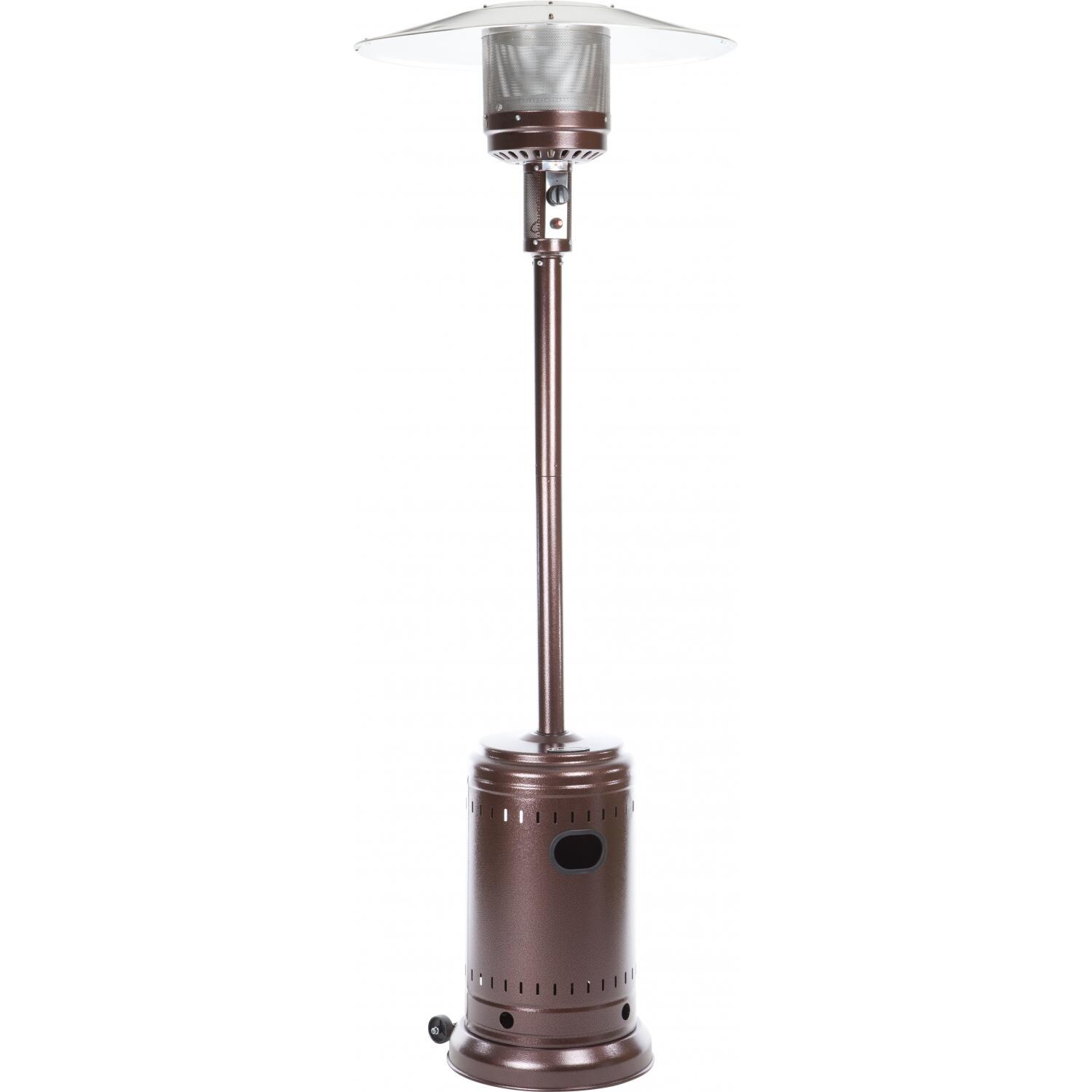 Fire Sense Commercial Series 46,000 BTU Propane Gas 89-Inch Freestanding Patio Heater - Hammer Tone Bronze - 60485 thumbnail