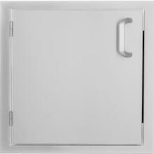 BBQGuys.com Kingston Series 21-Inch Stainless Steel Left-Hinged Enclosed Cabinet Storage With Shelf image
