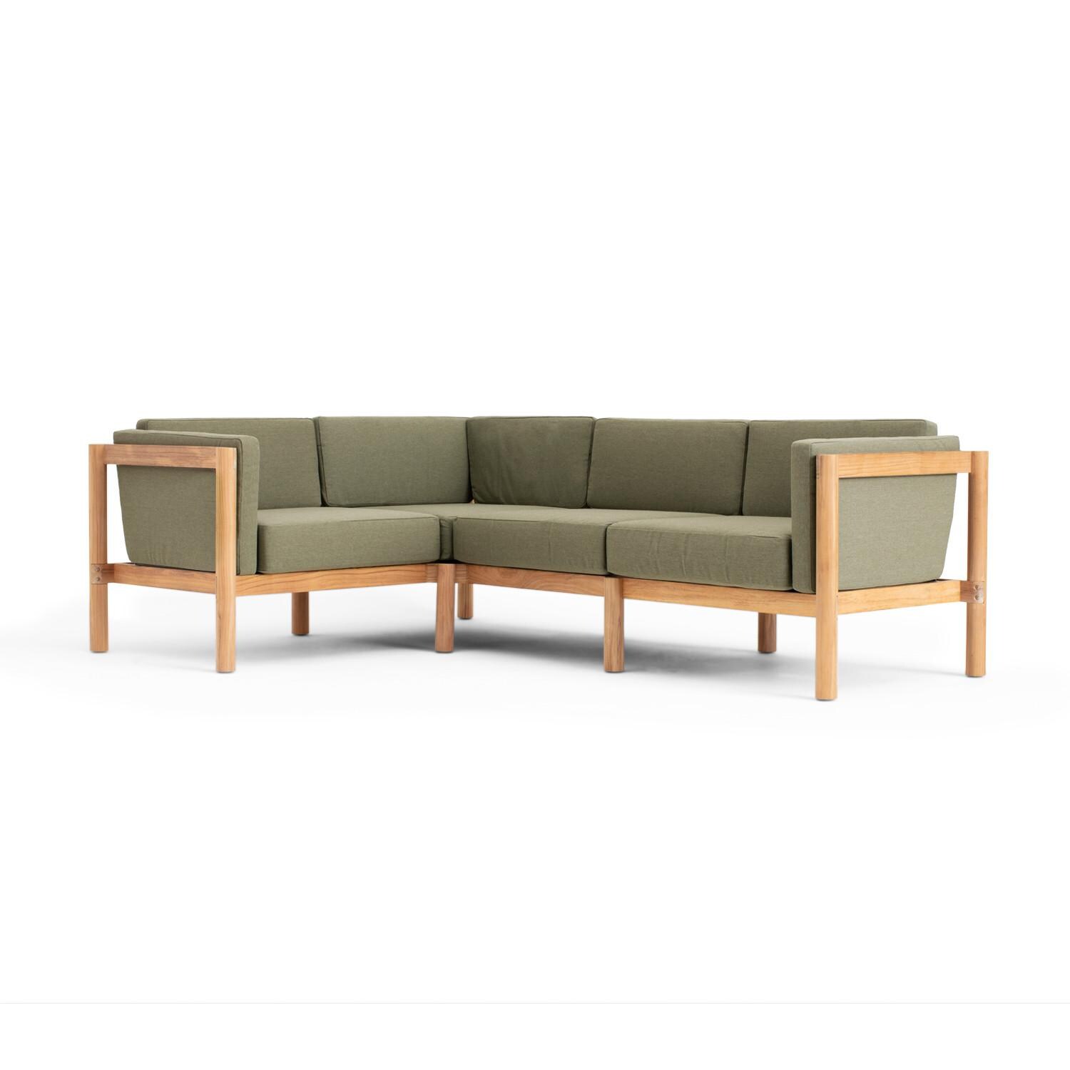 Neighbor SECT4 - LE 4 Piece Sectional W/ Sunbrella Cushion Arms thumbnail