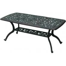 Darlee Series 80 42 X 21 Inch Cast Aluminum Patio Coffee Table image