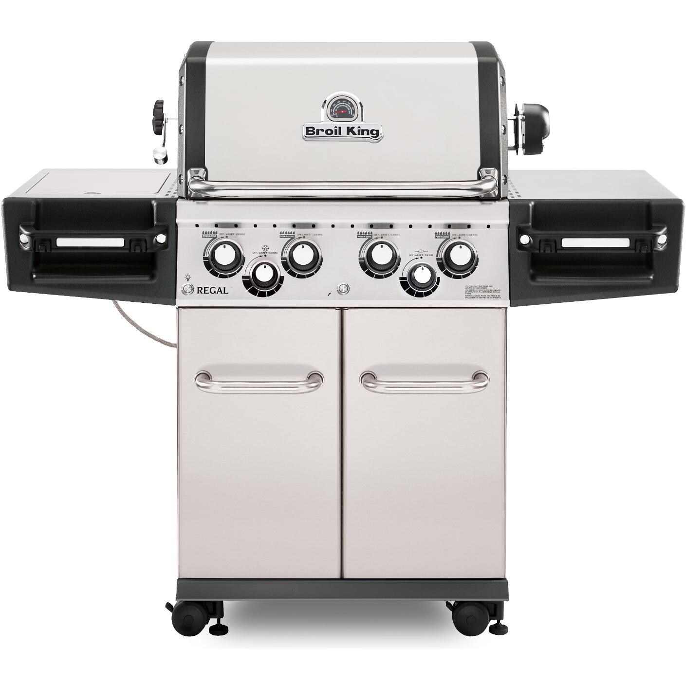 Broil King Regal S490 Pro 4Burner Propane Gas Grill With Rotisserie