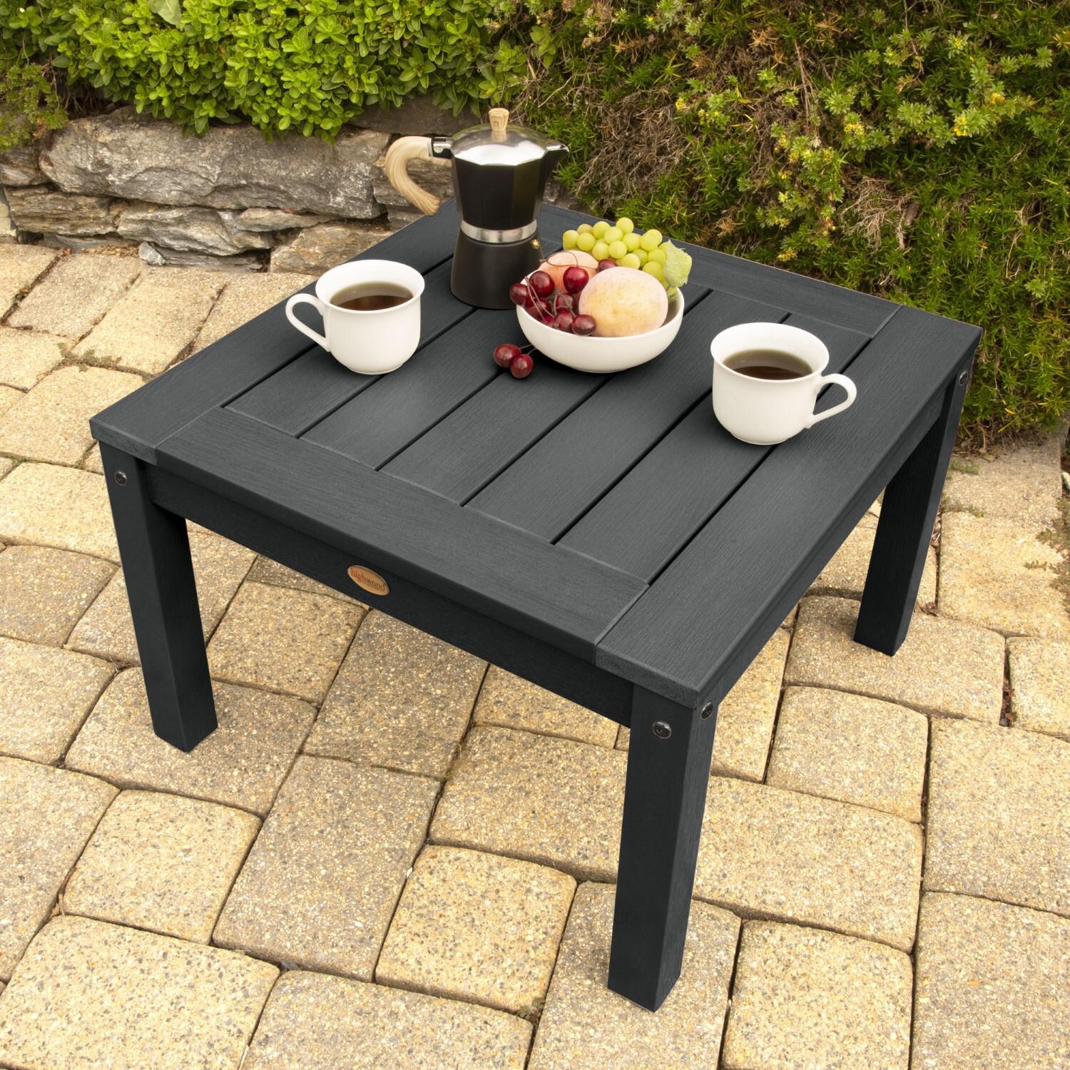 Lakeview Adirondack Side Table - Black - Top Side thumbnail