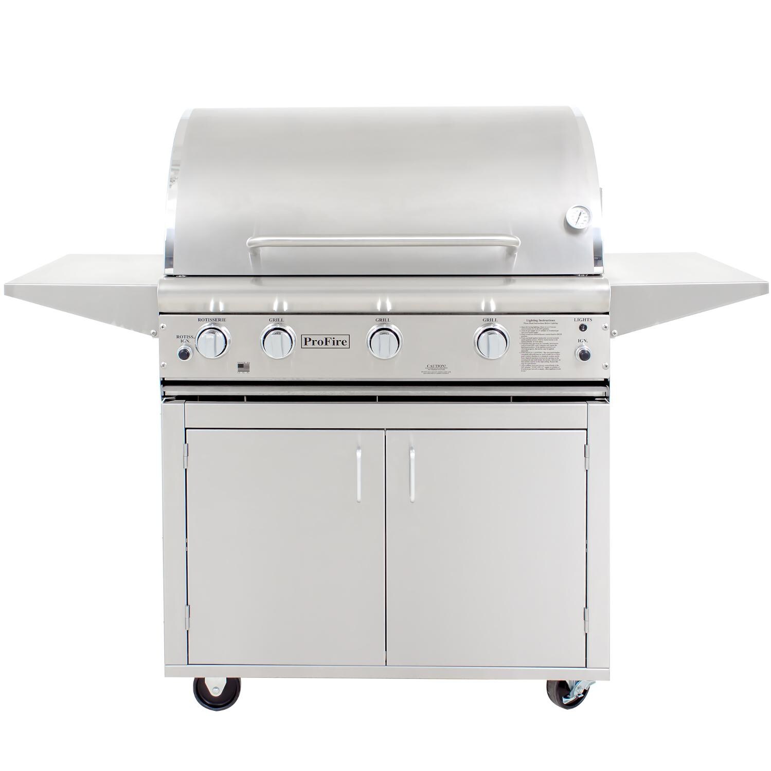 ProFire Professional Deluxe Series 36Inch Natural Gas Grill With