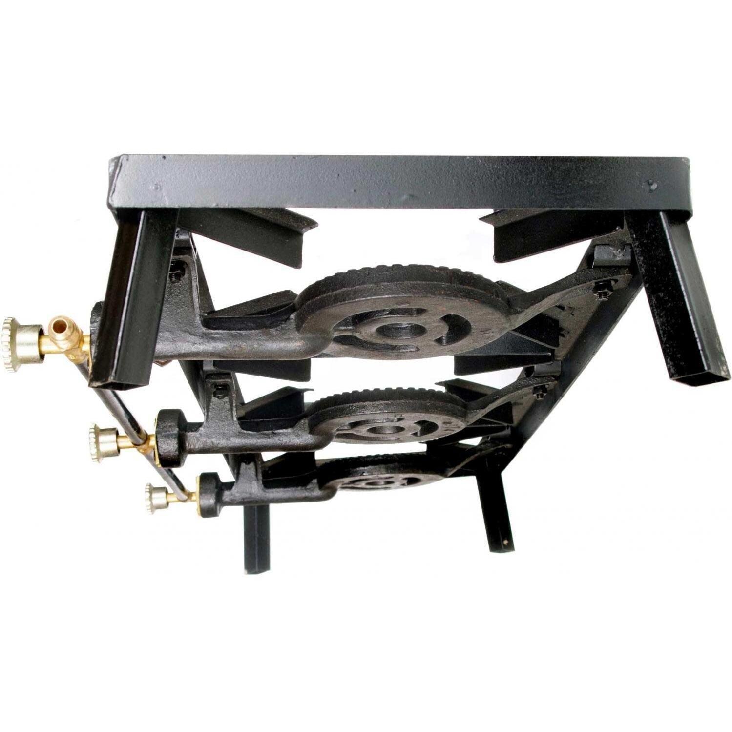 Cajun Cookware 3-Burner Low Pressure Propane Gas Burner & Stove - Side View thumbnail