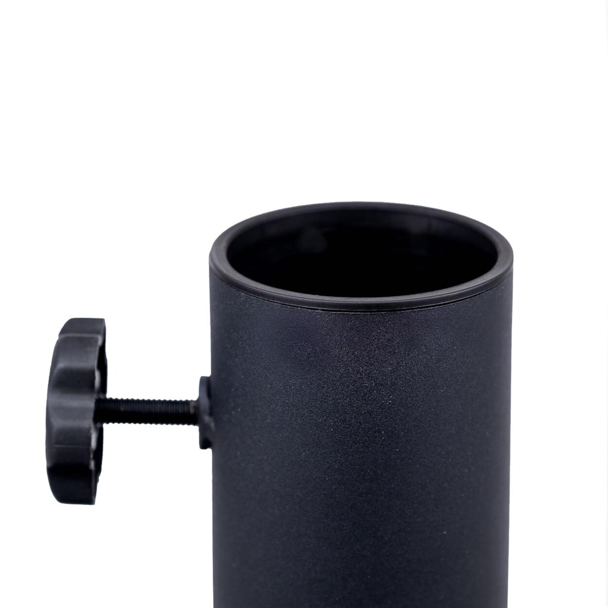 FiberBuilt Outdoor Umbrellas White Concrete Umbrella Base - 1 Insert thumbnail